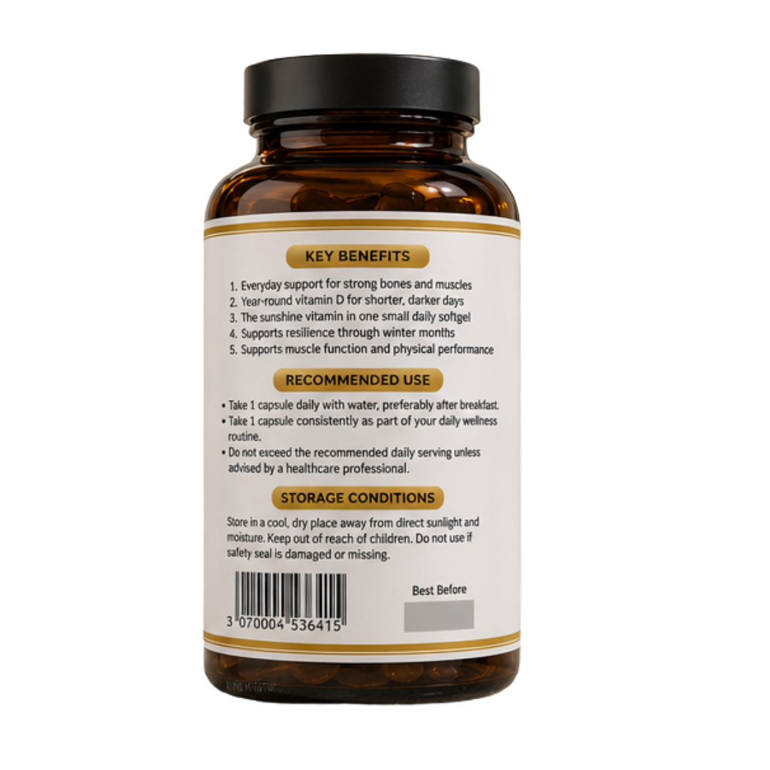 D3 40000 IU - High-Strength Vitamin D3 Formula