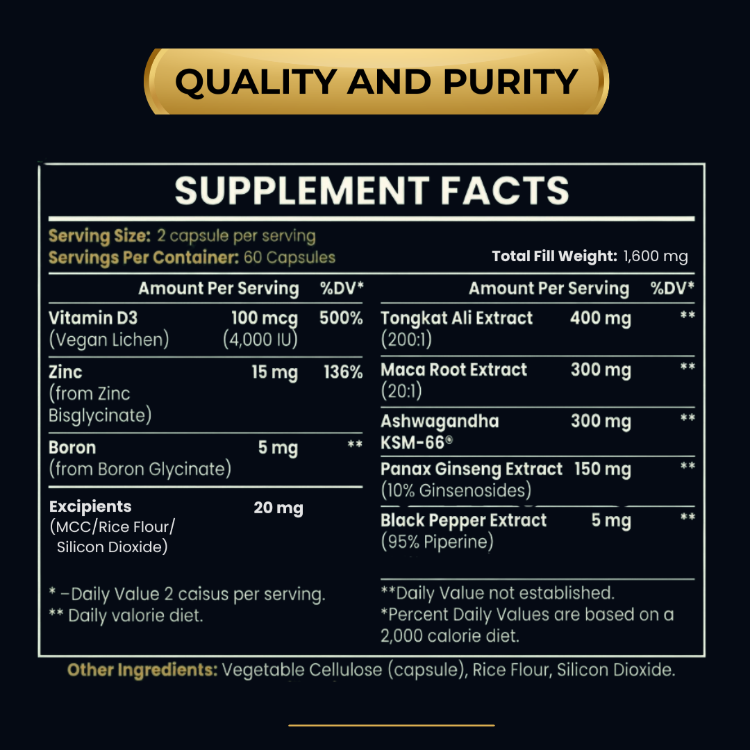 Men's Power Max - Performance, Stamina and Focus